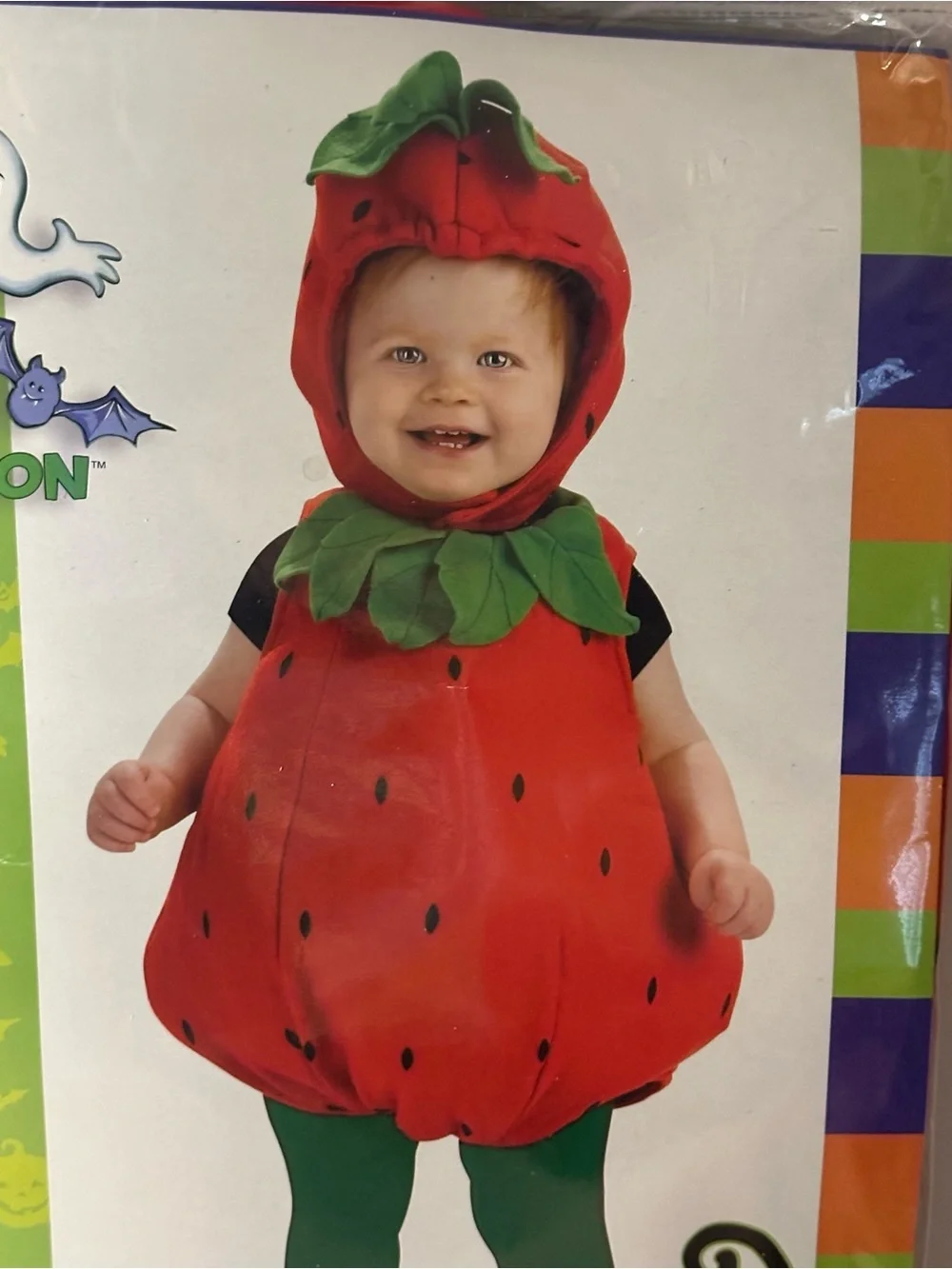 Pumpkin Junction Baby 6-12M Berry Cute Strawberry Halloween Costume Rubies NEW